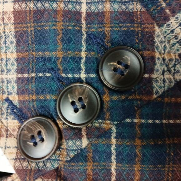 The Korner SZ 2 Bailey Plaid Pants Pockets Side Zip NWT $120 - Picture 5 of 9